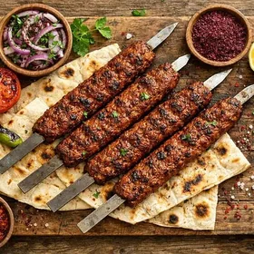 Lamb stewed with flatbread
